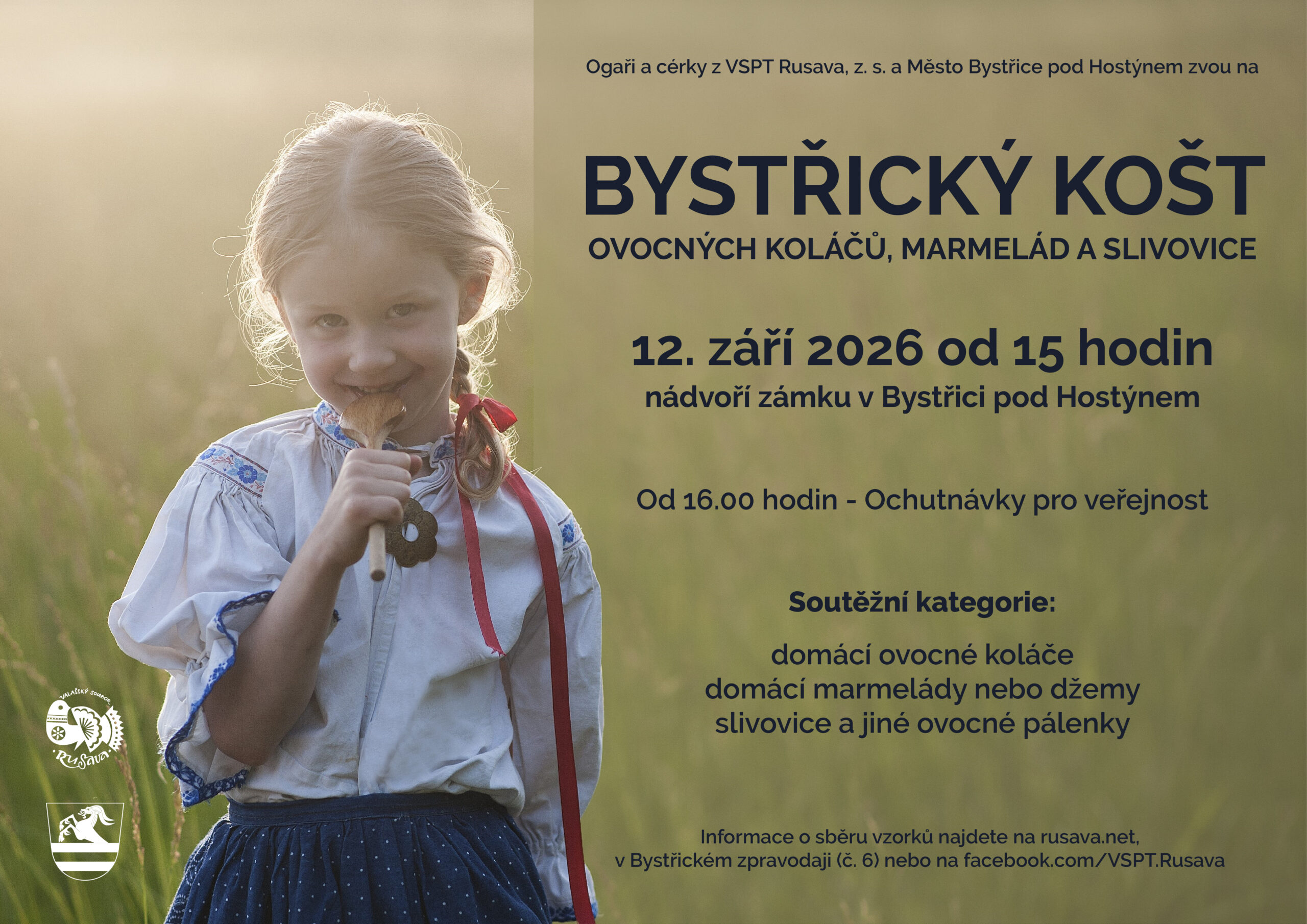 Přihlaste svůj koláč, marmeládu nebo slivovici